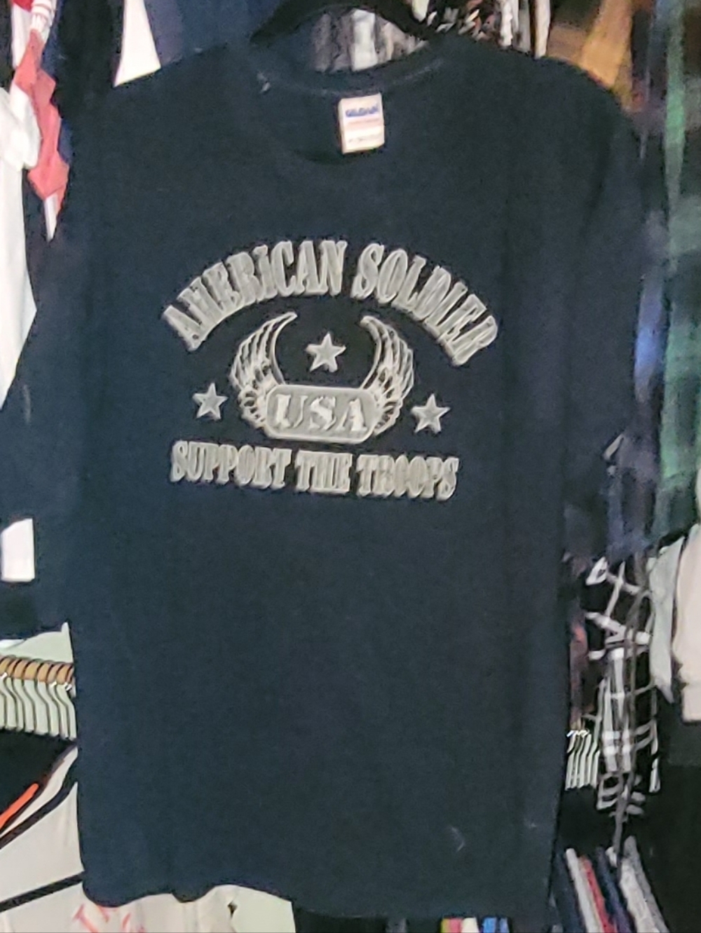 American Soldier USA Support The Troops Tee